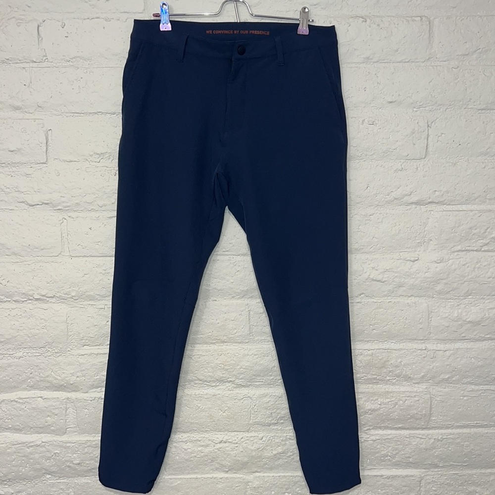 Rhone Commuter Jogger Slim Fit Tapered Pants Navy Men's Size 31 (30 inseam)